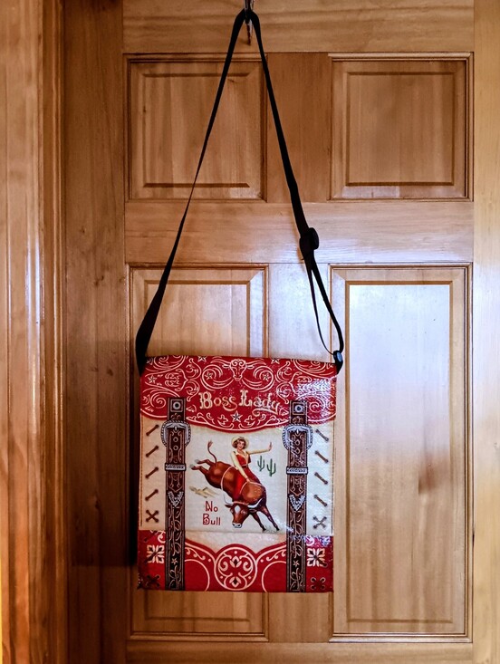 Blue Q Handbags - New! Blue Q Red Boss Lady Rodeo Crossbody Bag